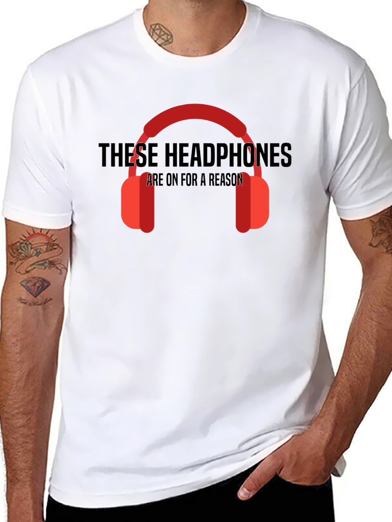 Reason Headphones Graphic Tee