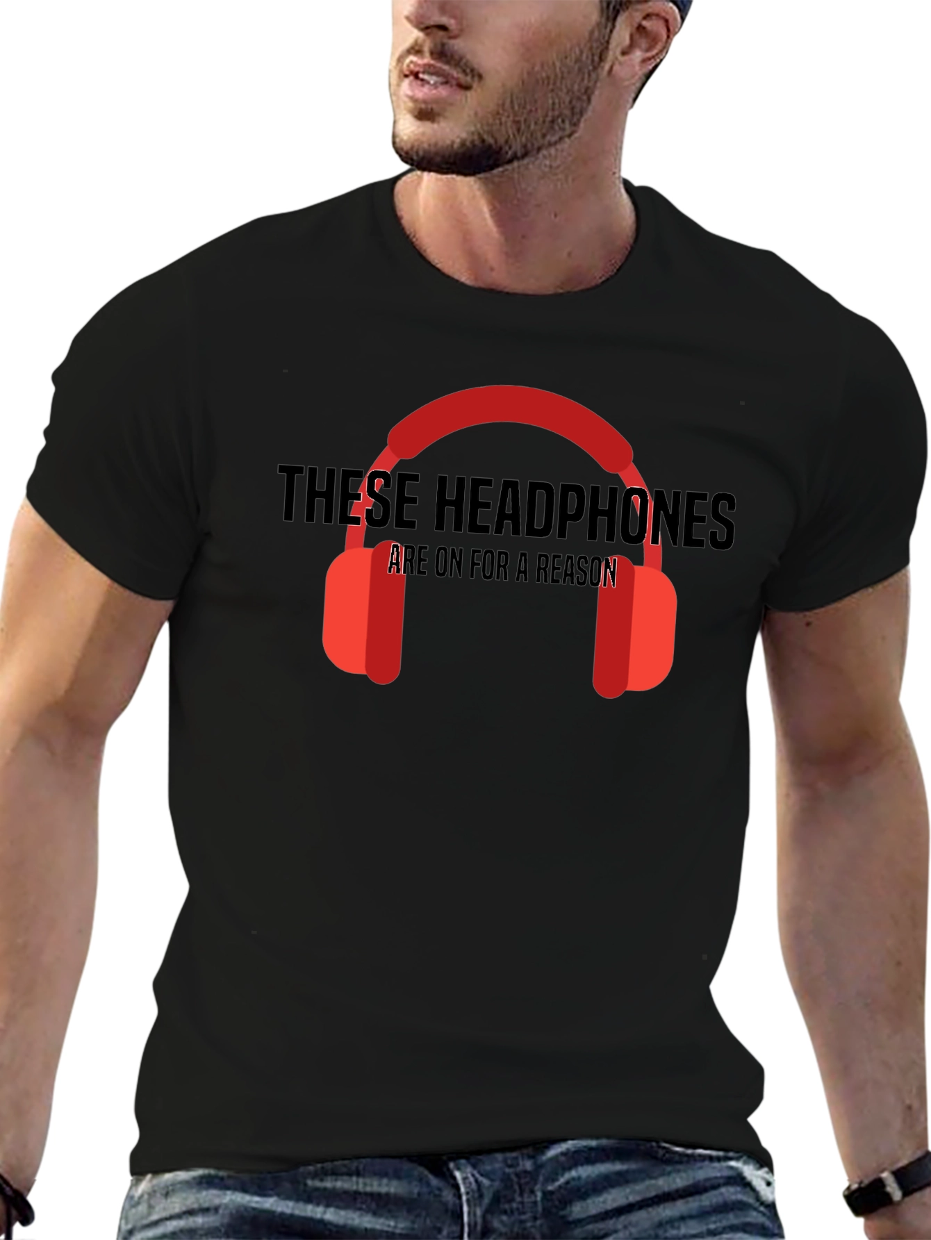 Reason Headphones Graphic Tee