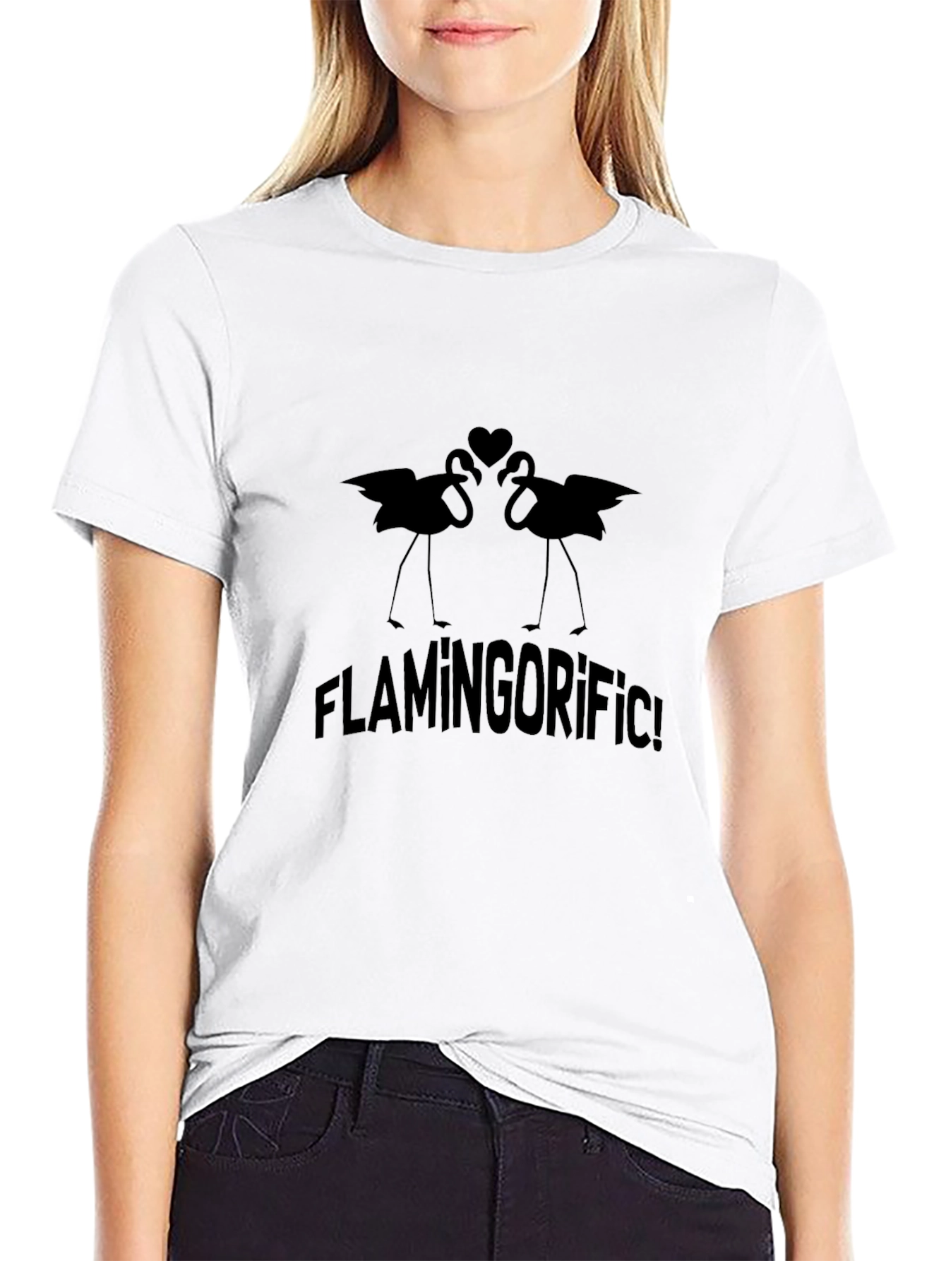 Flamingorific Graphic Tee - Black