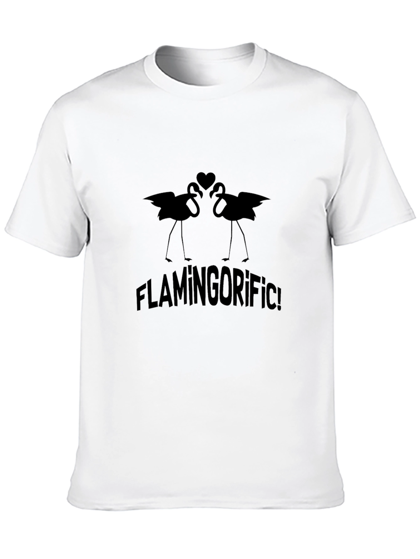 Flamingorific Graphic Tee - Black