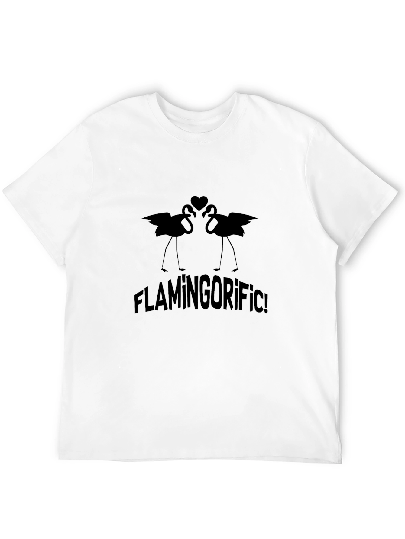 Flamingorific Graphic Tee - Black