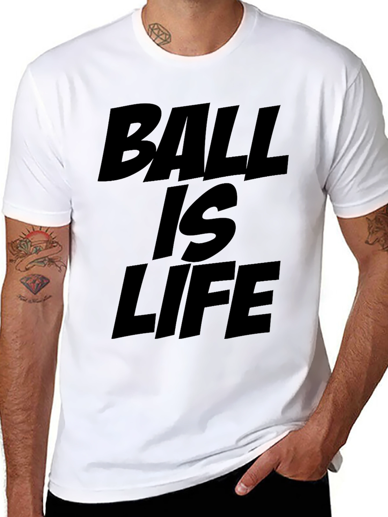 Ball is Life T-Shirt - Black