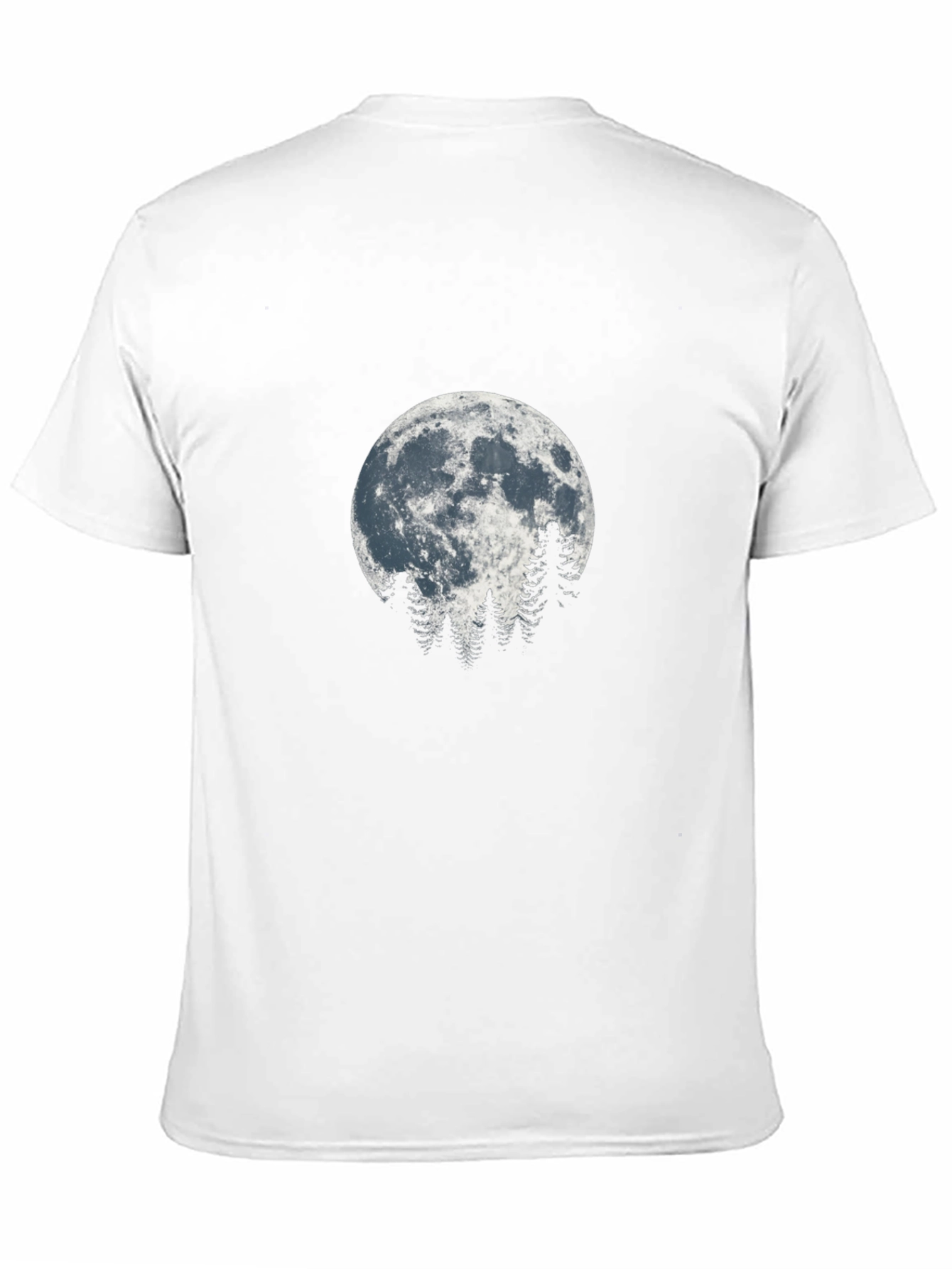 Moonlit Trees Graphic Tee - Nature Inspired Design