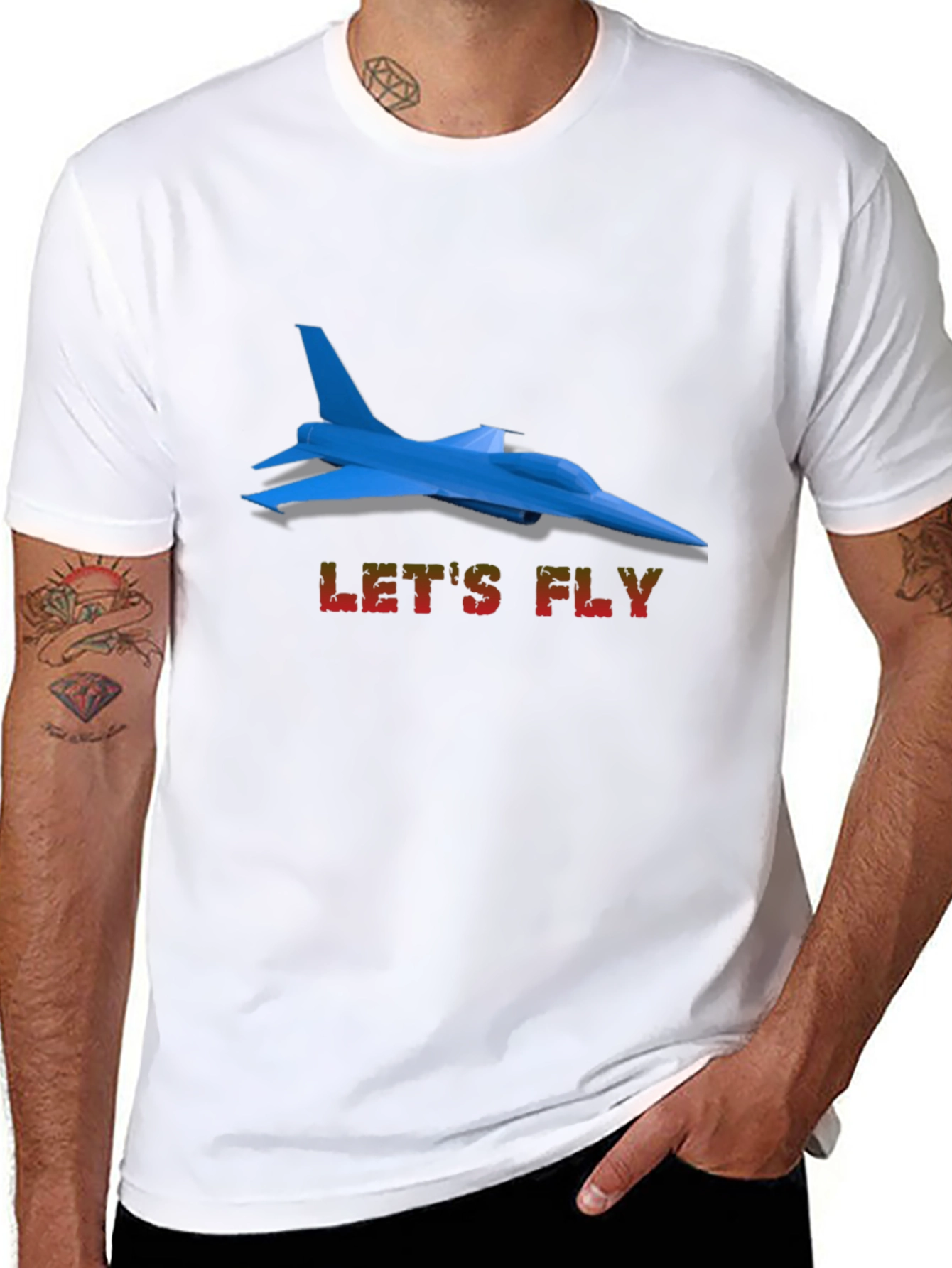 Lets Fly Jet Fighter T-Shirt