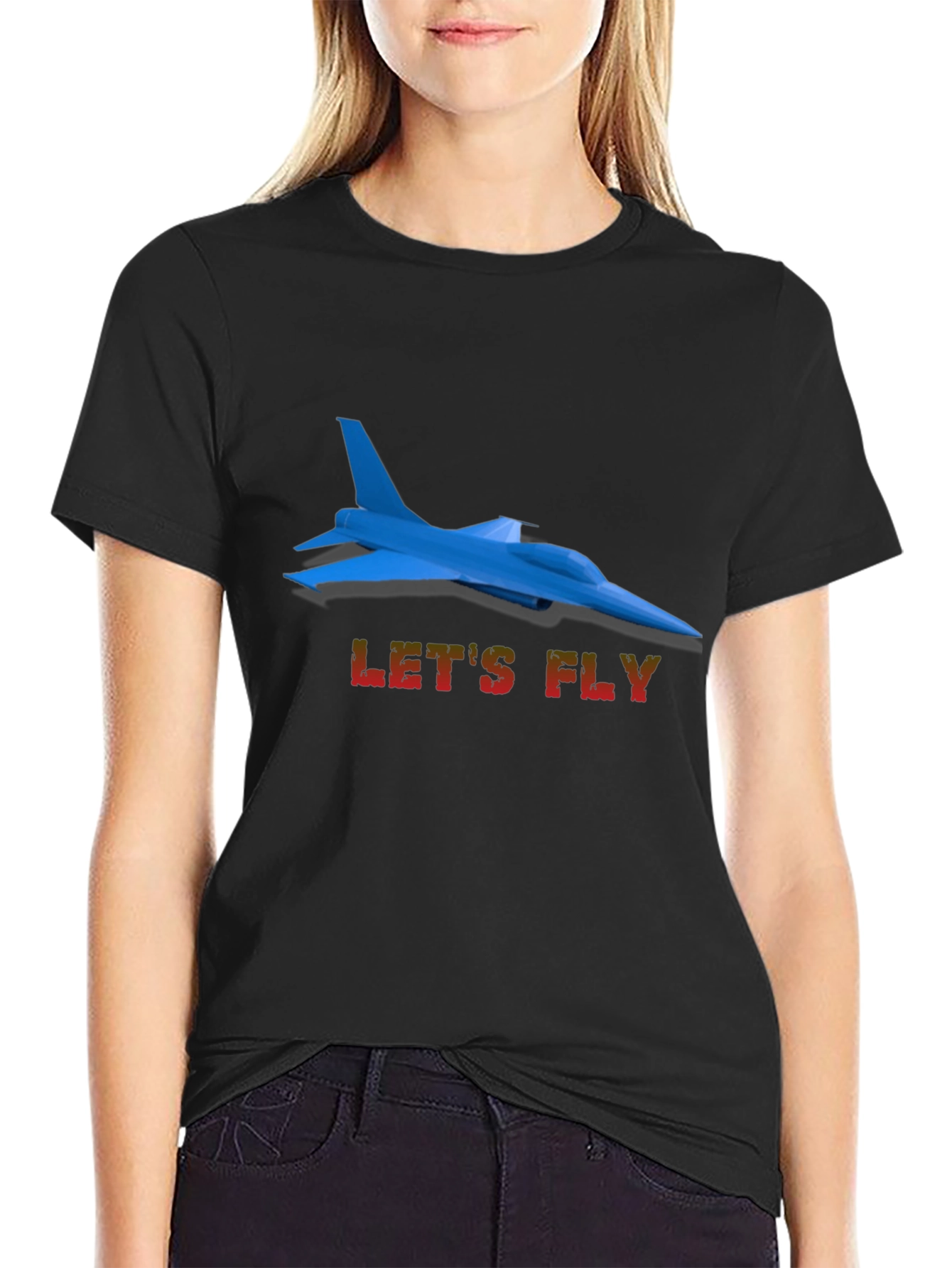 Lets Fly Jet Fighter T-Shirt