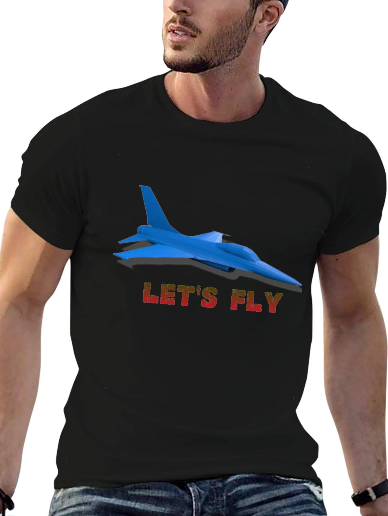 Lets Fly Jet Fighter T-Shirt