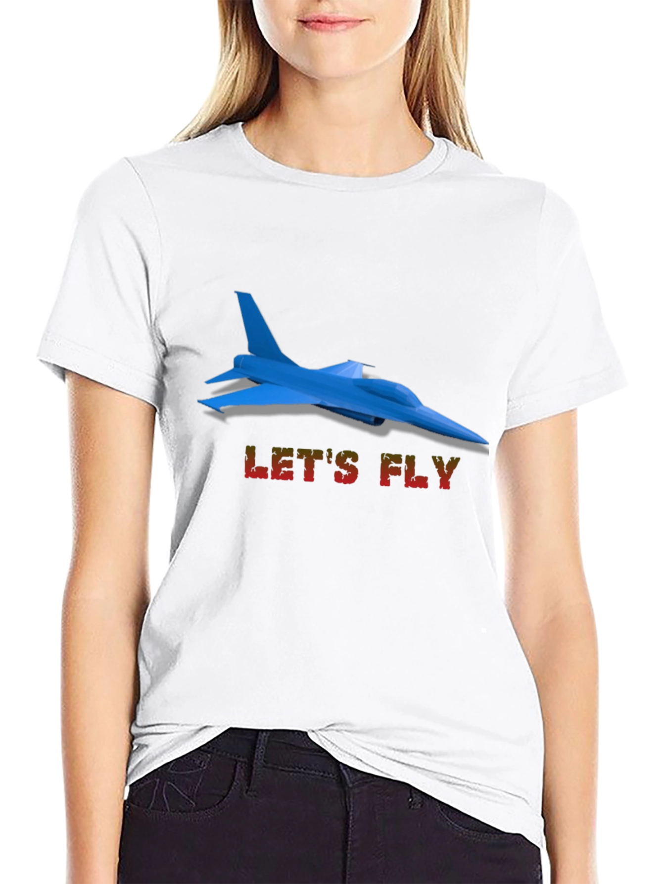 Lets Fly Jet Fighter T-Shirt