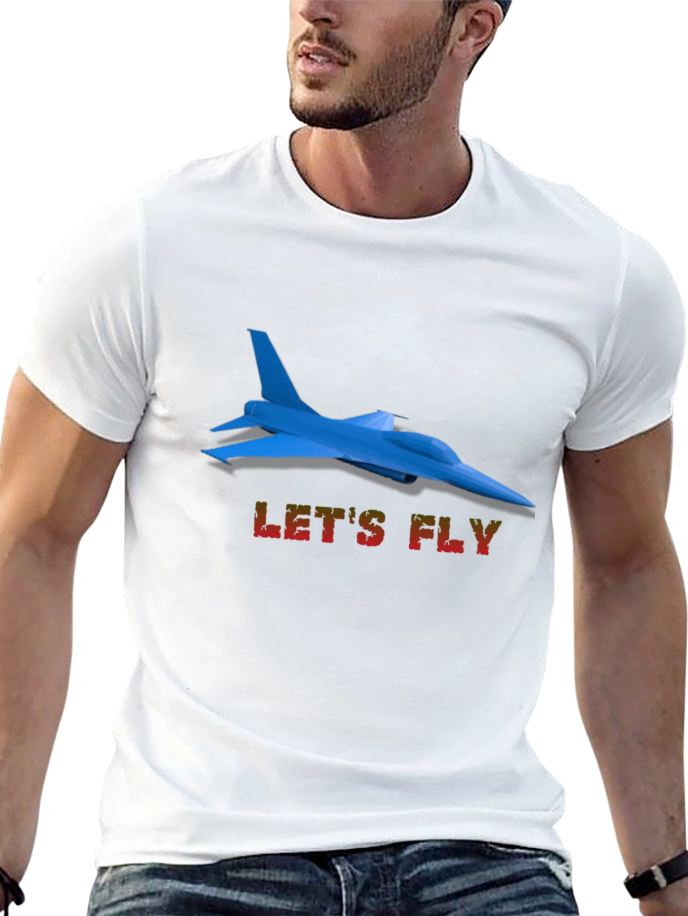Lets Fly Jet Fighter T-Shirt