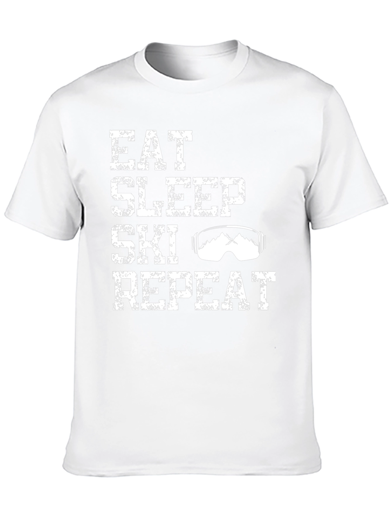 Eat Sleep Ski Repeat Graphic Tee