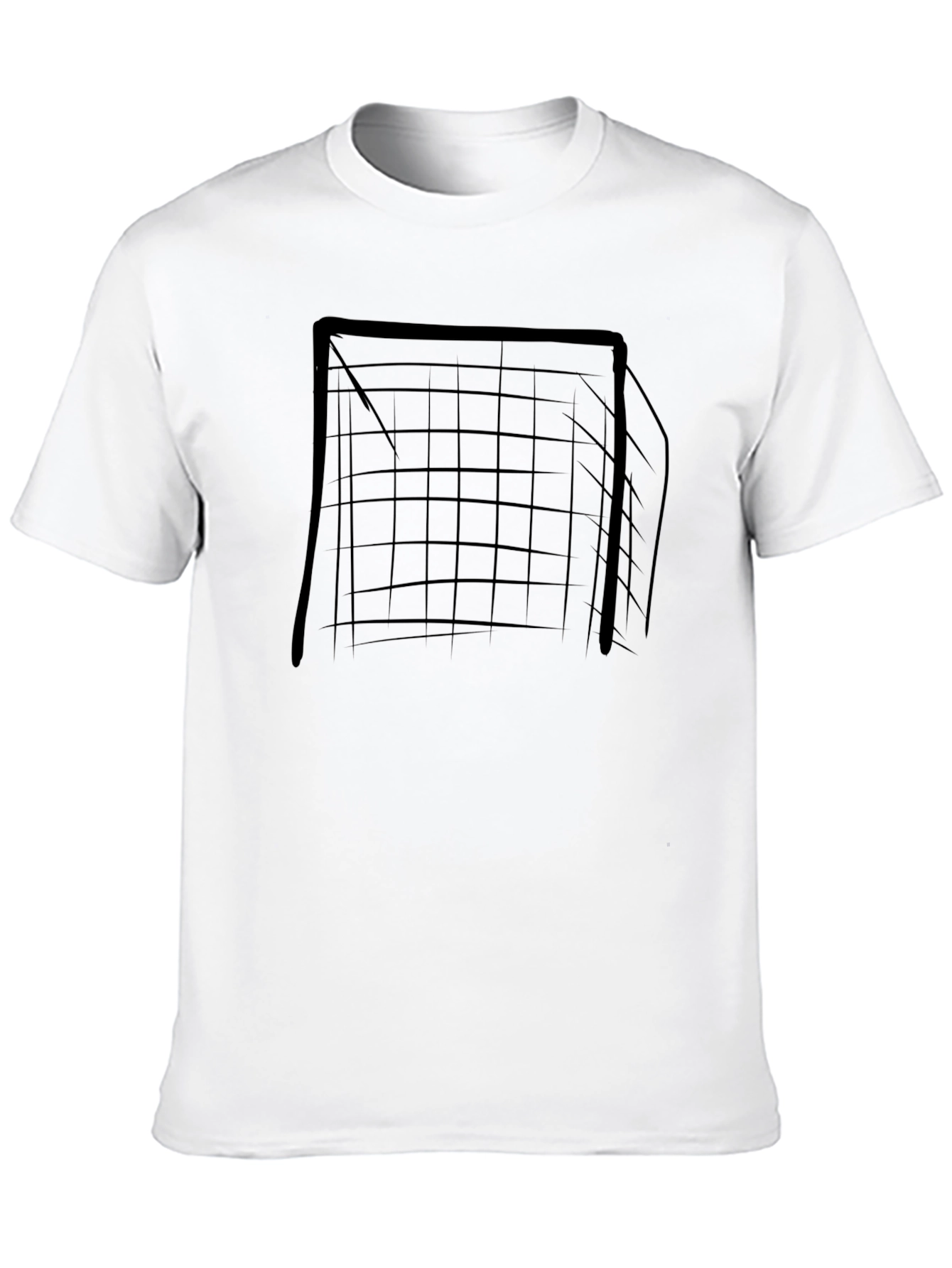 Soccer Goal Graphic Tee - Black