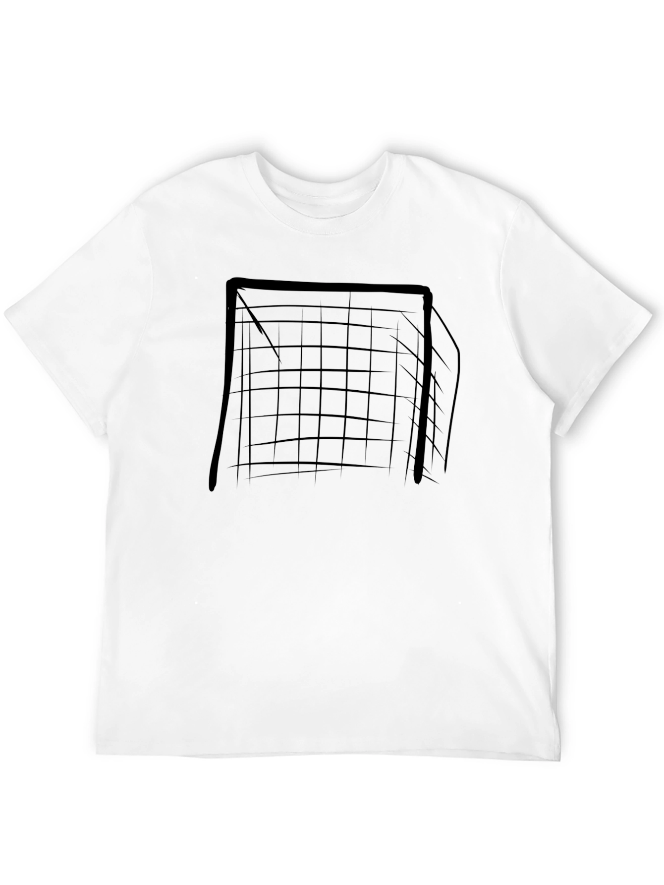 Soccer Goal Graphic Tee - Black