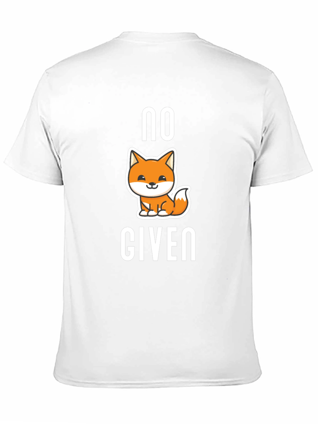 No Fox Given T-Shirt - Black Funny Casual