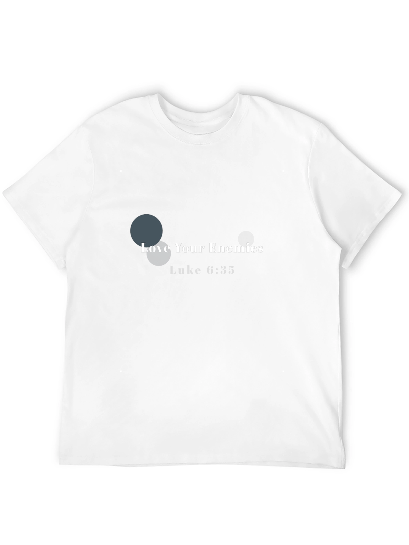 Love Your Enemies Black Graphic Tee