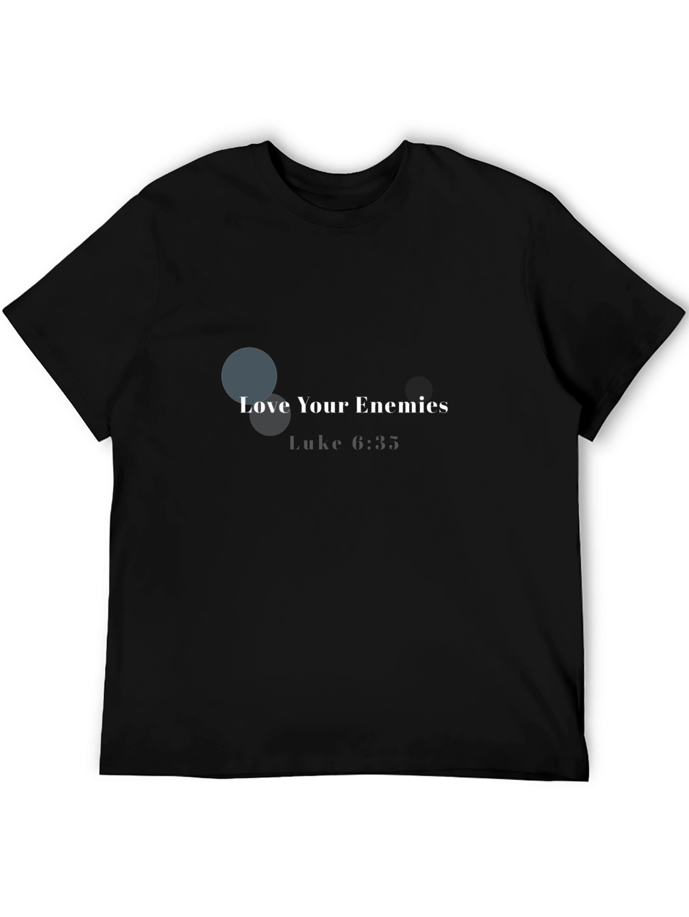 Love Your Enemies Black Graphic Tee