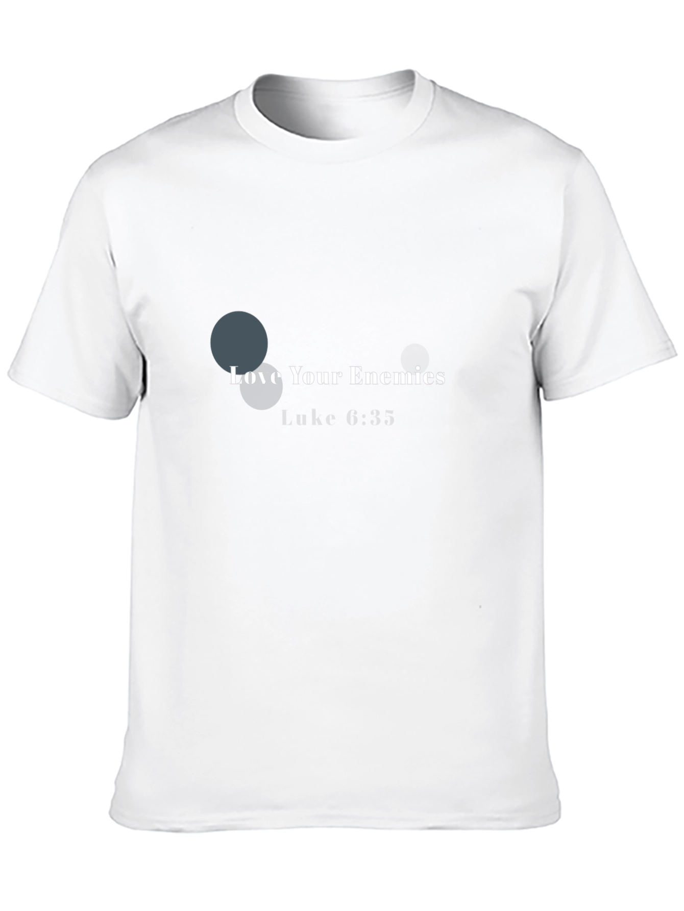 Love Your Enemies Black Graphic Tee