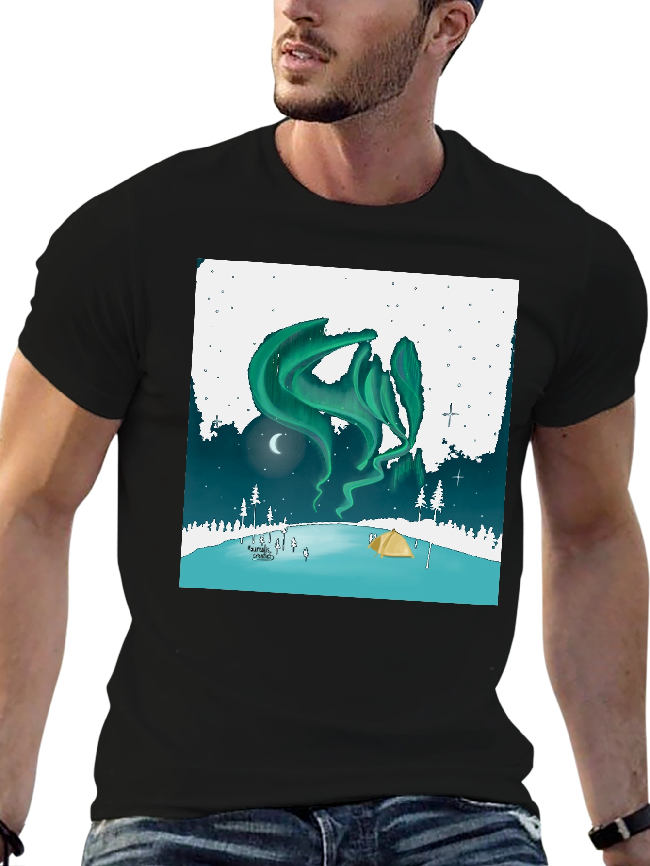 Aurora Camping Graphic Tee