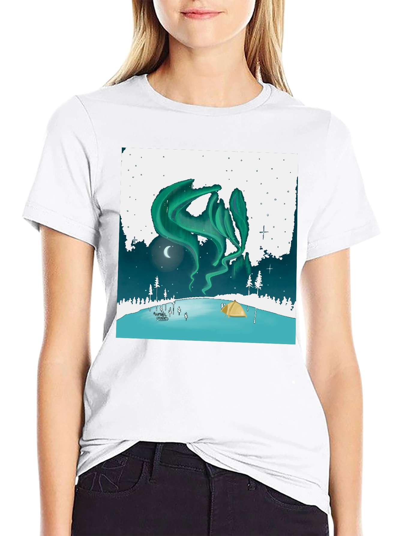 Aurora Camping Graphic Tee