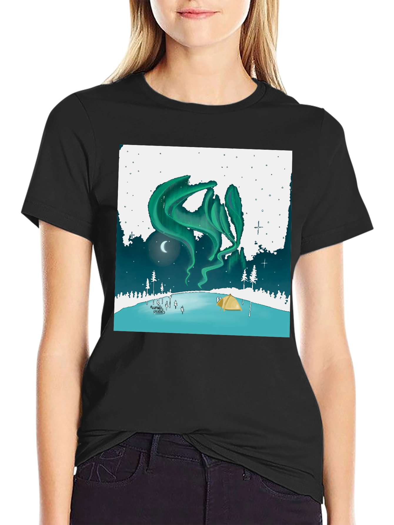 Aurora Camping Graphic Tee