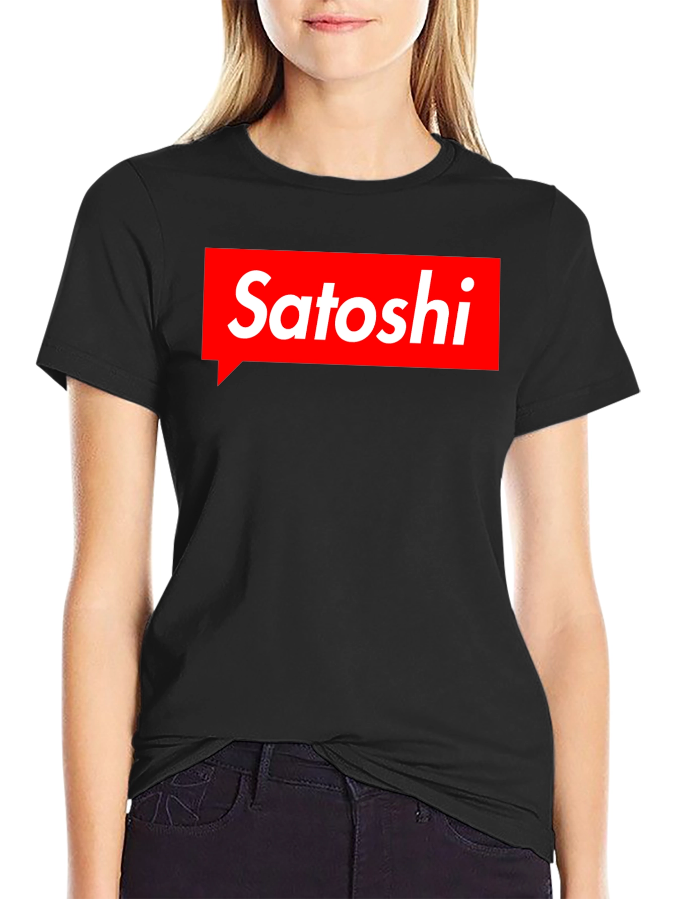 Satoshi Parody T-Shirt - Black Crypto Tee