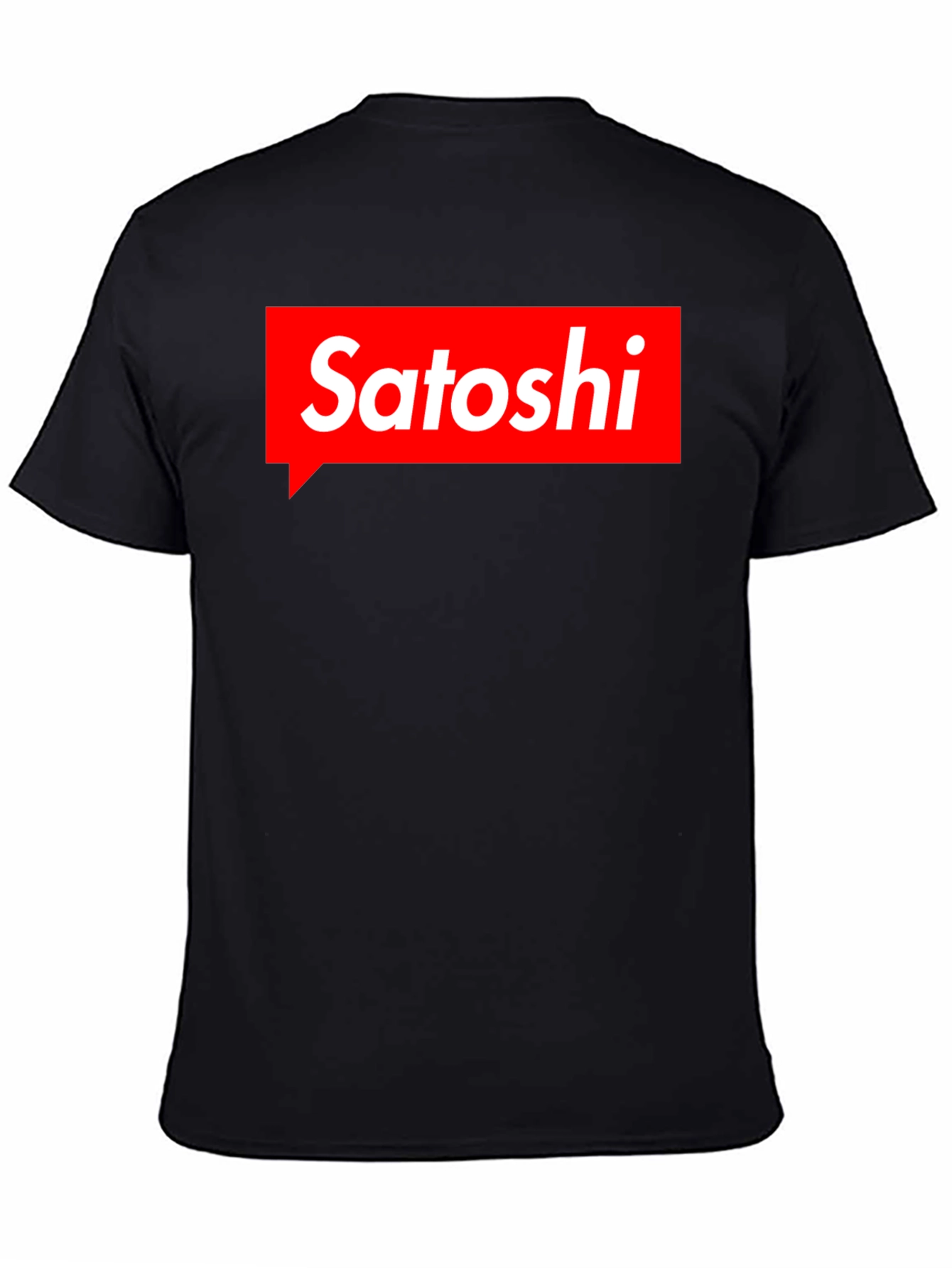 Satoshi Parody T-Shirt - Black Crypto Tee