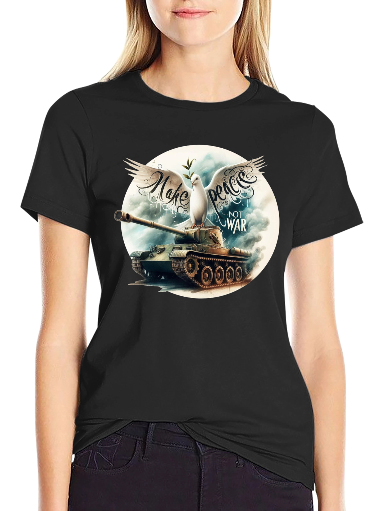 Peace Not War Graphic T-Shirt
