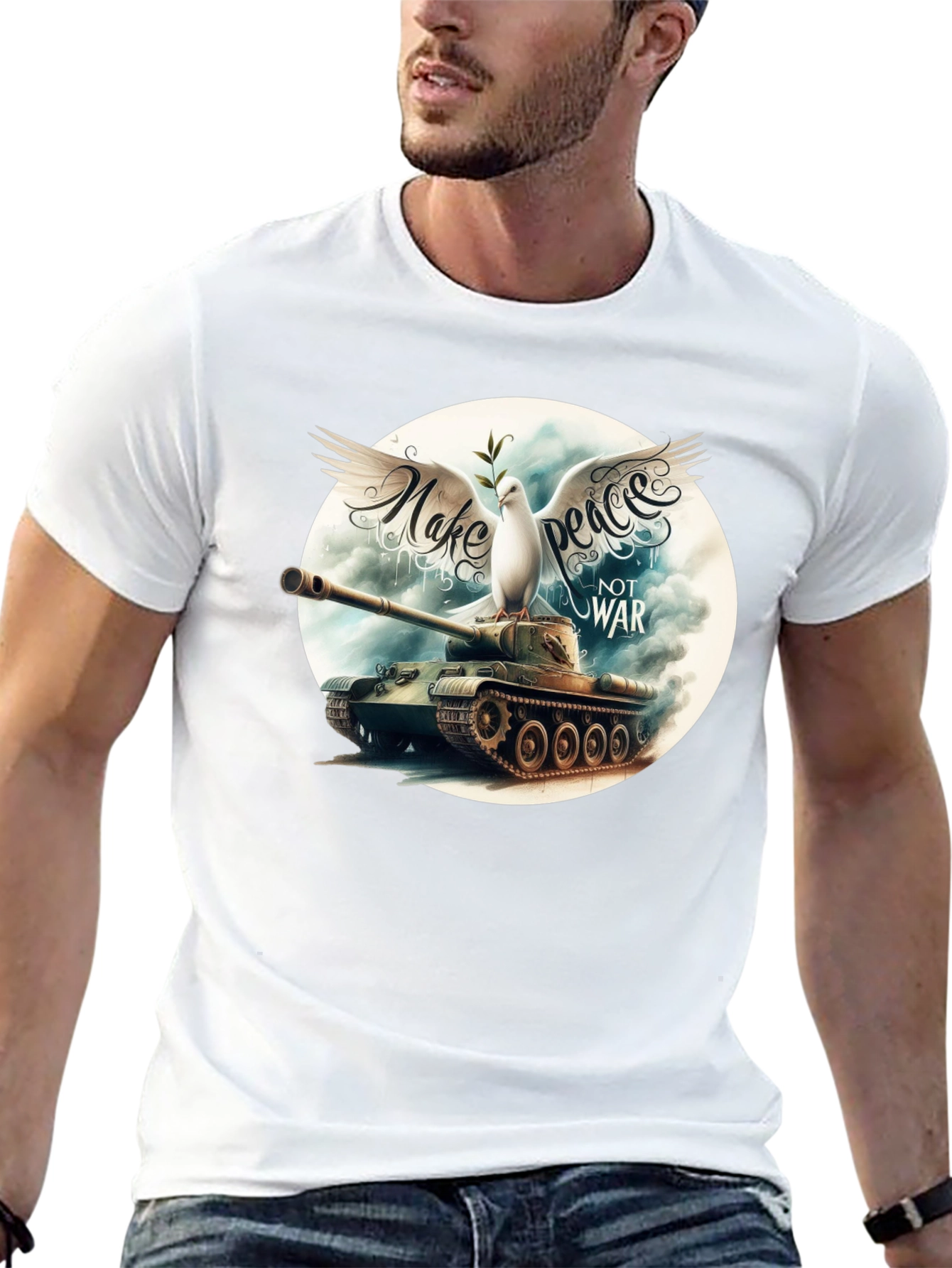Peace Not War Graphic T-Shirt