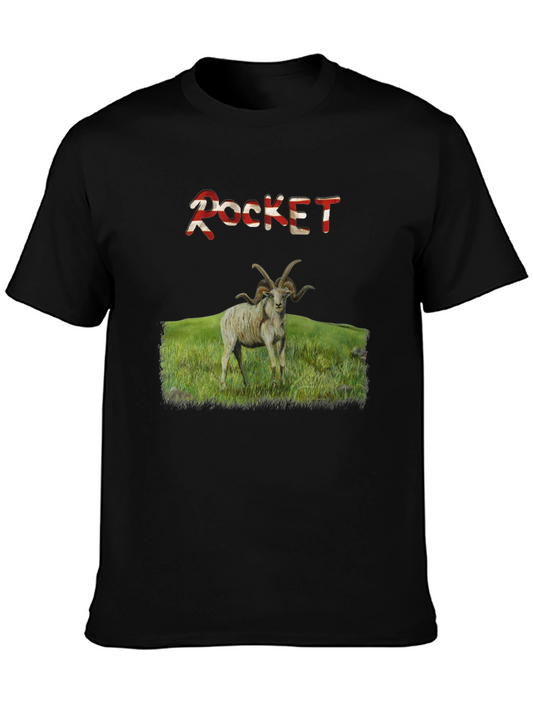 Rocket Ram Graphic T-Shirt - Premium Cotton Blend