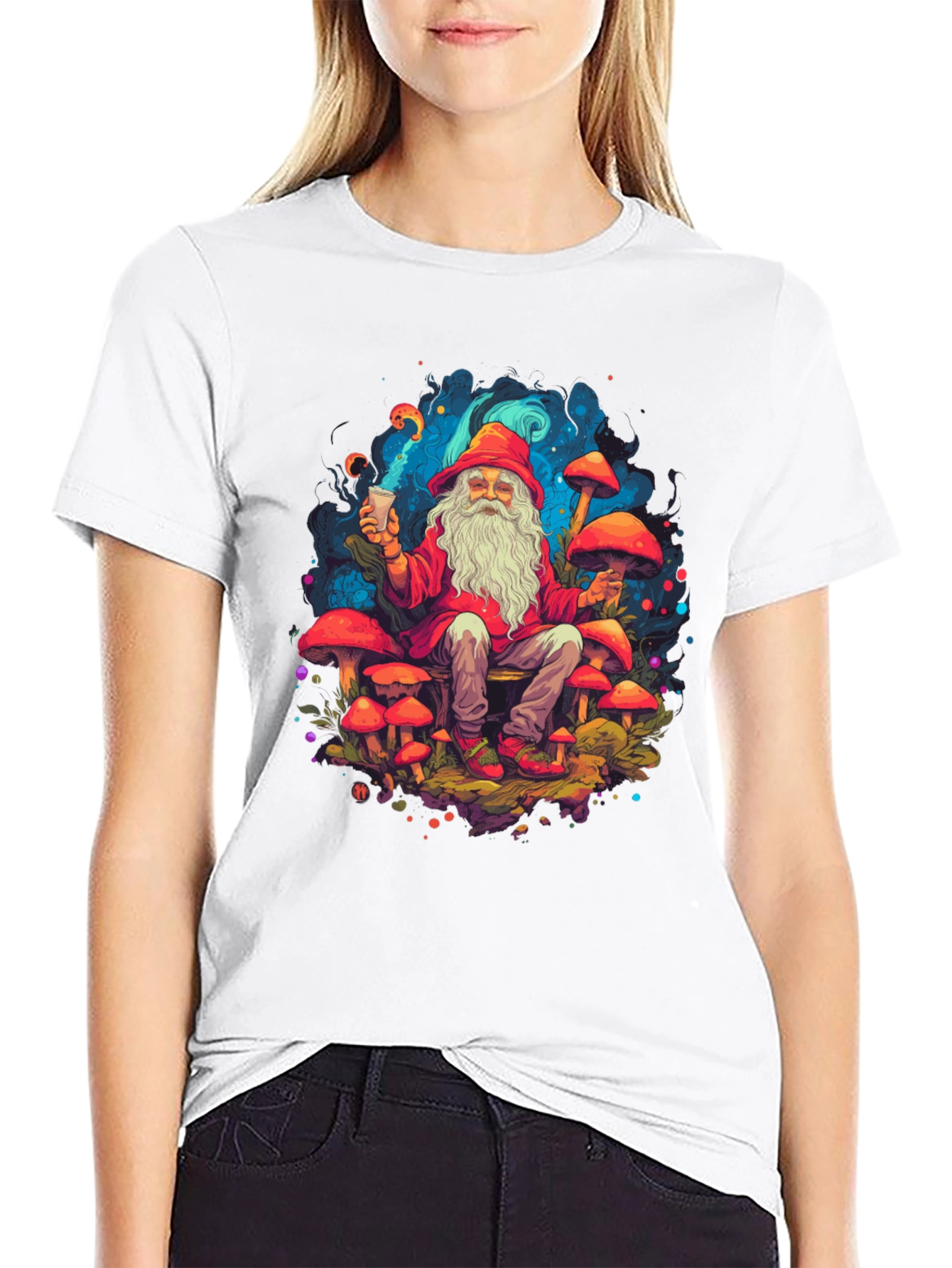 Psychedelic Wizard Mushroom T-Shirt