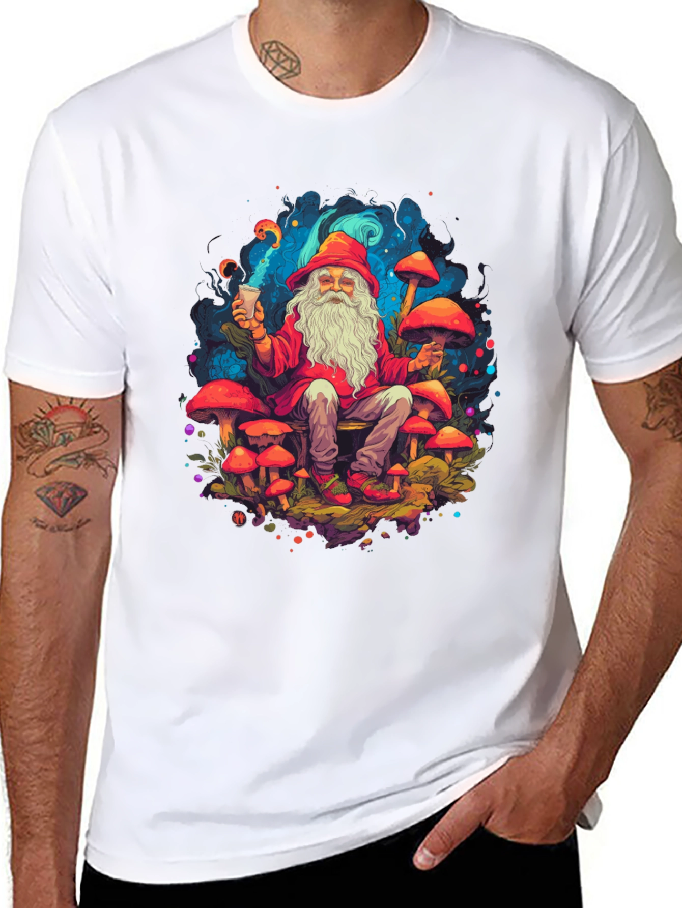 Psychedelic Wizard Mushroom T-Shirt