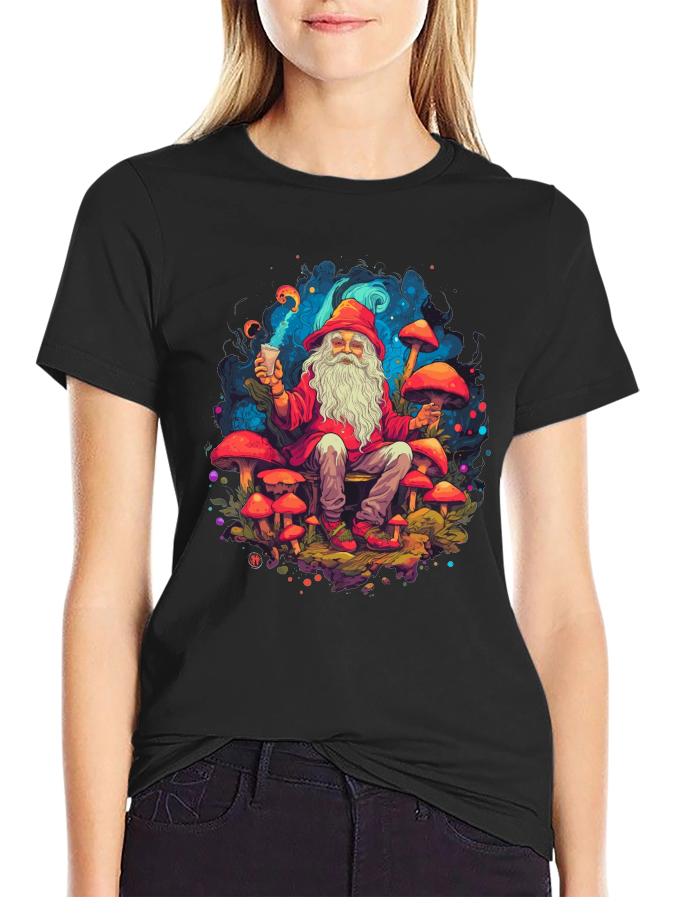 Psychedelic Wizard Mushroom T-Shirt