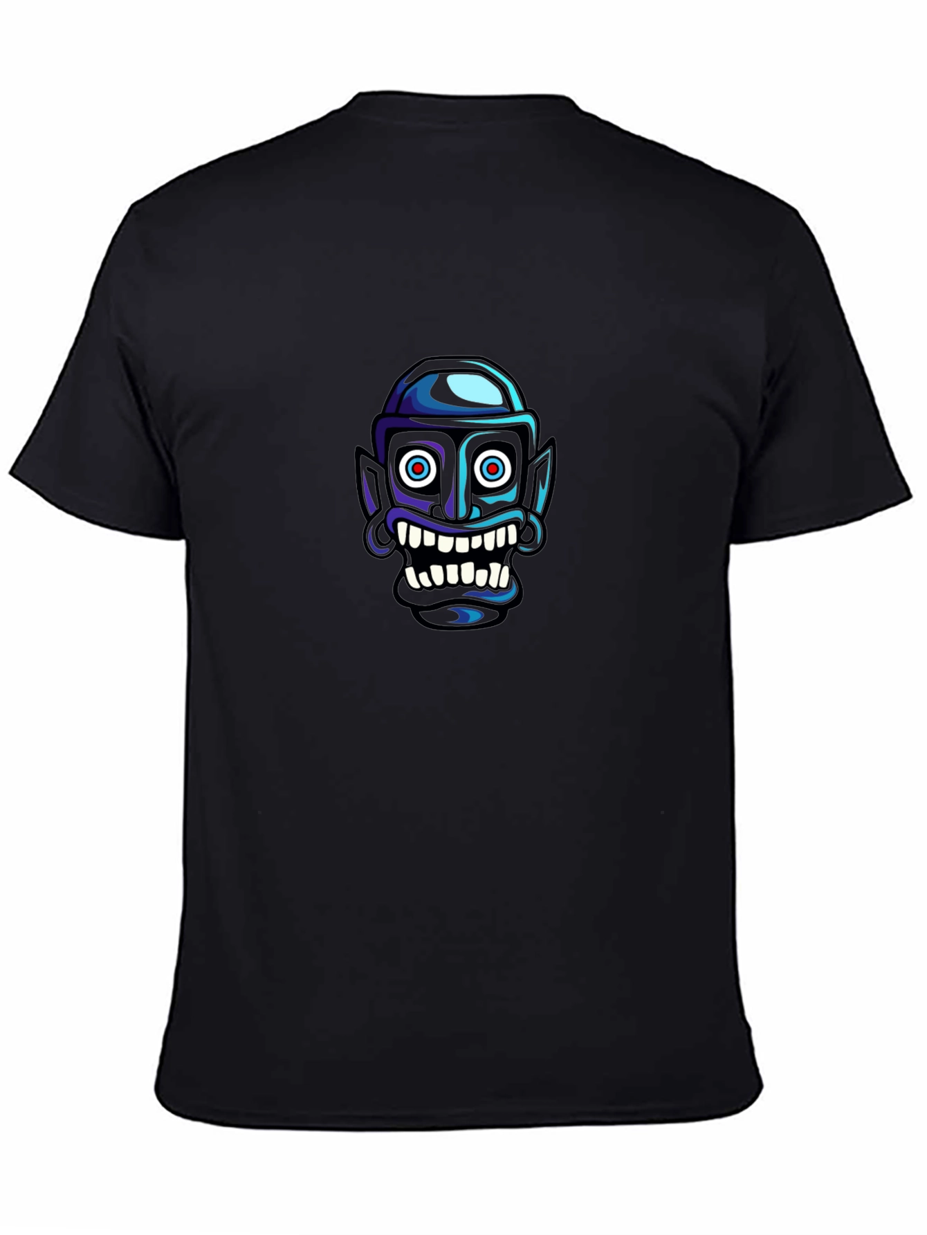 Grotesque Cartoon Face Graphic Tee