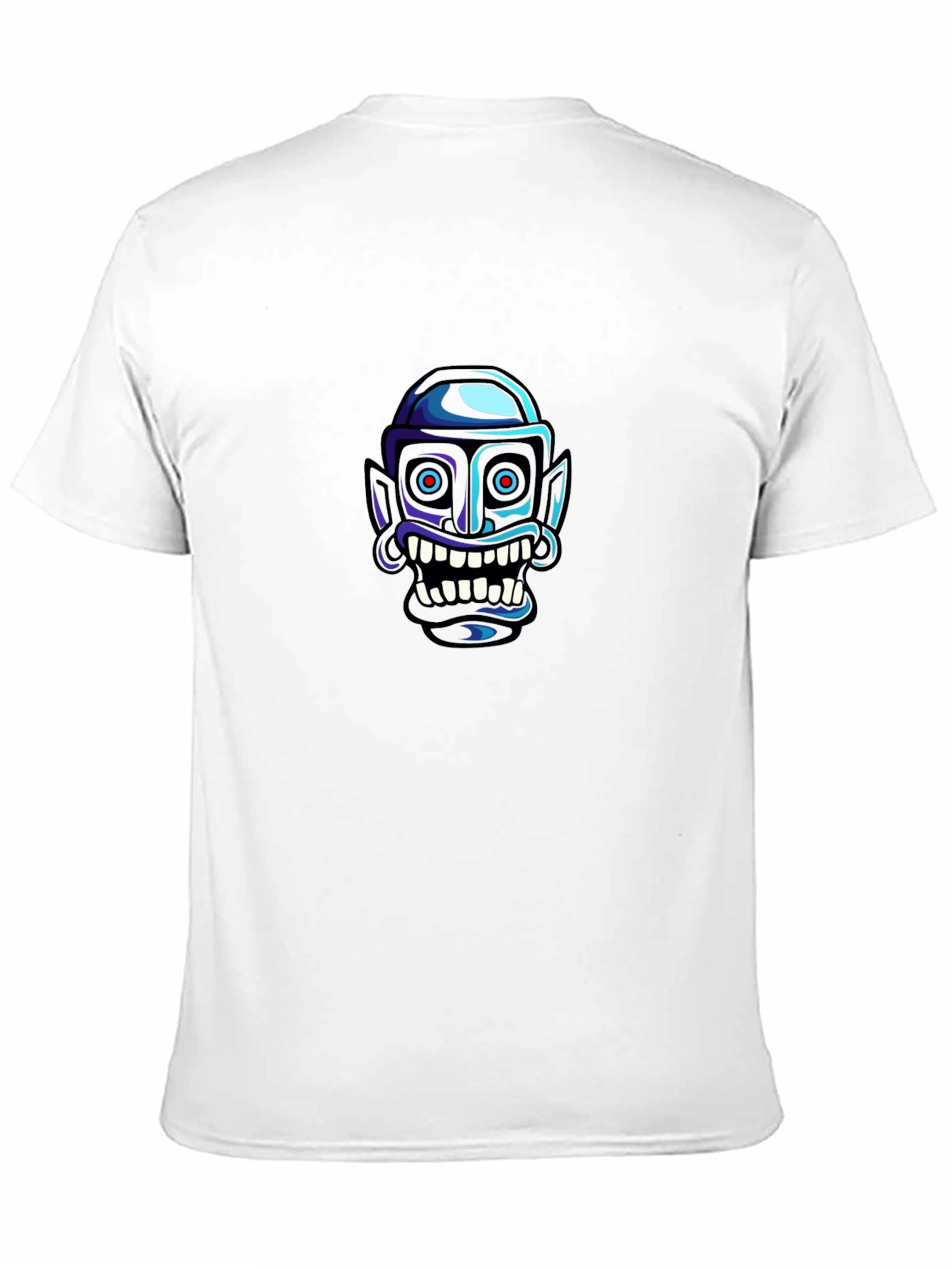 Grotesque Cartoon Face Graphic Tee