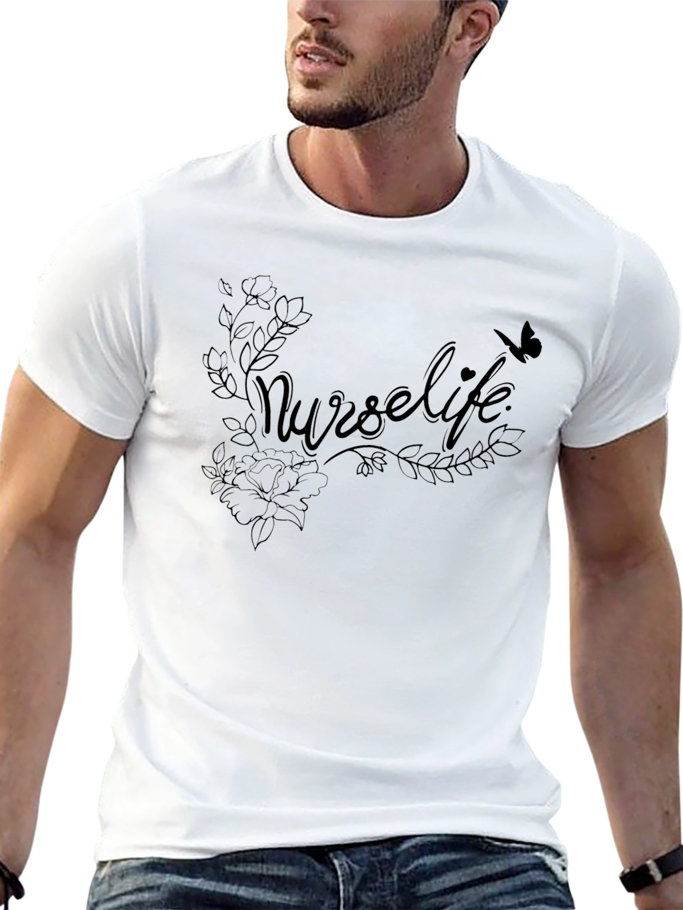 Nurse Life Graphic Tee - Stylish & Comfortable