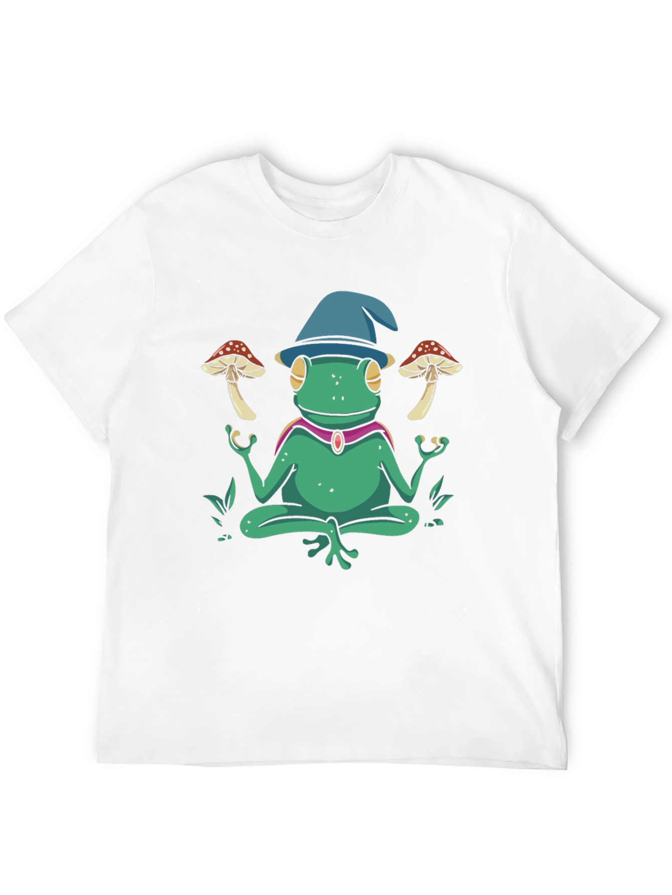 Wizard Frog T-Shirt - Meditating Amphibian Tee