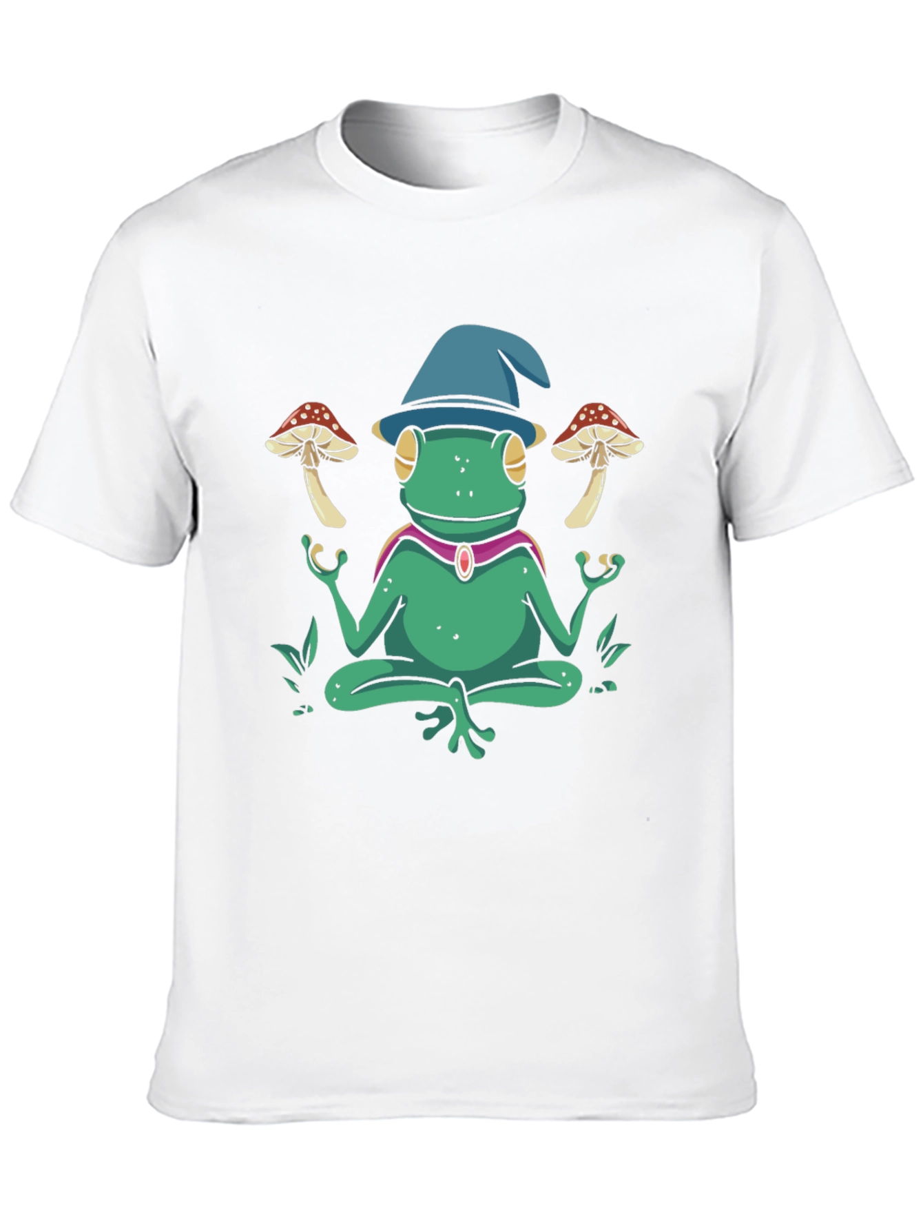 Wizard Frog T-Shirt - Meditating Amphibian Tee