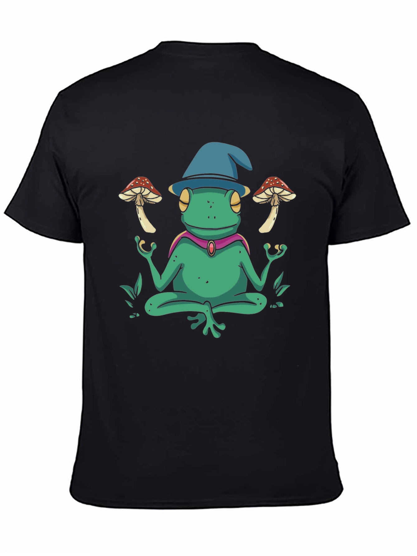 Wizard Frog T-Shirt - Meditating Amphibian Tee