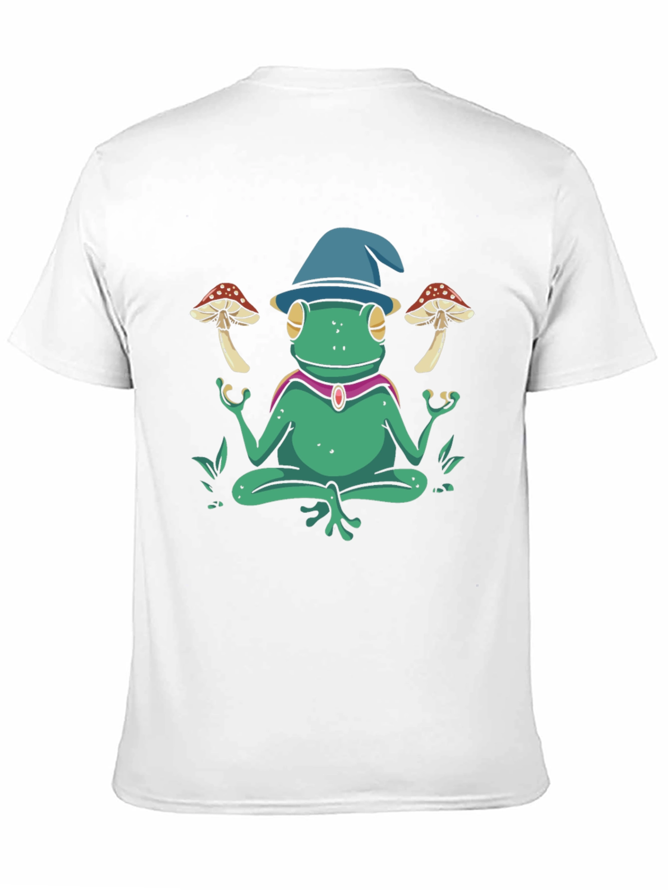Wizard Frog T-Shirt - Meditating Amphibian Tee