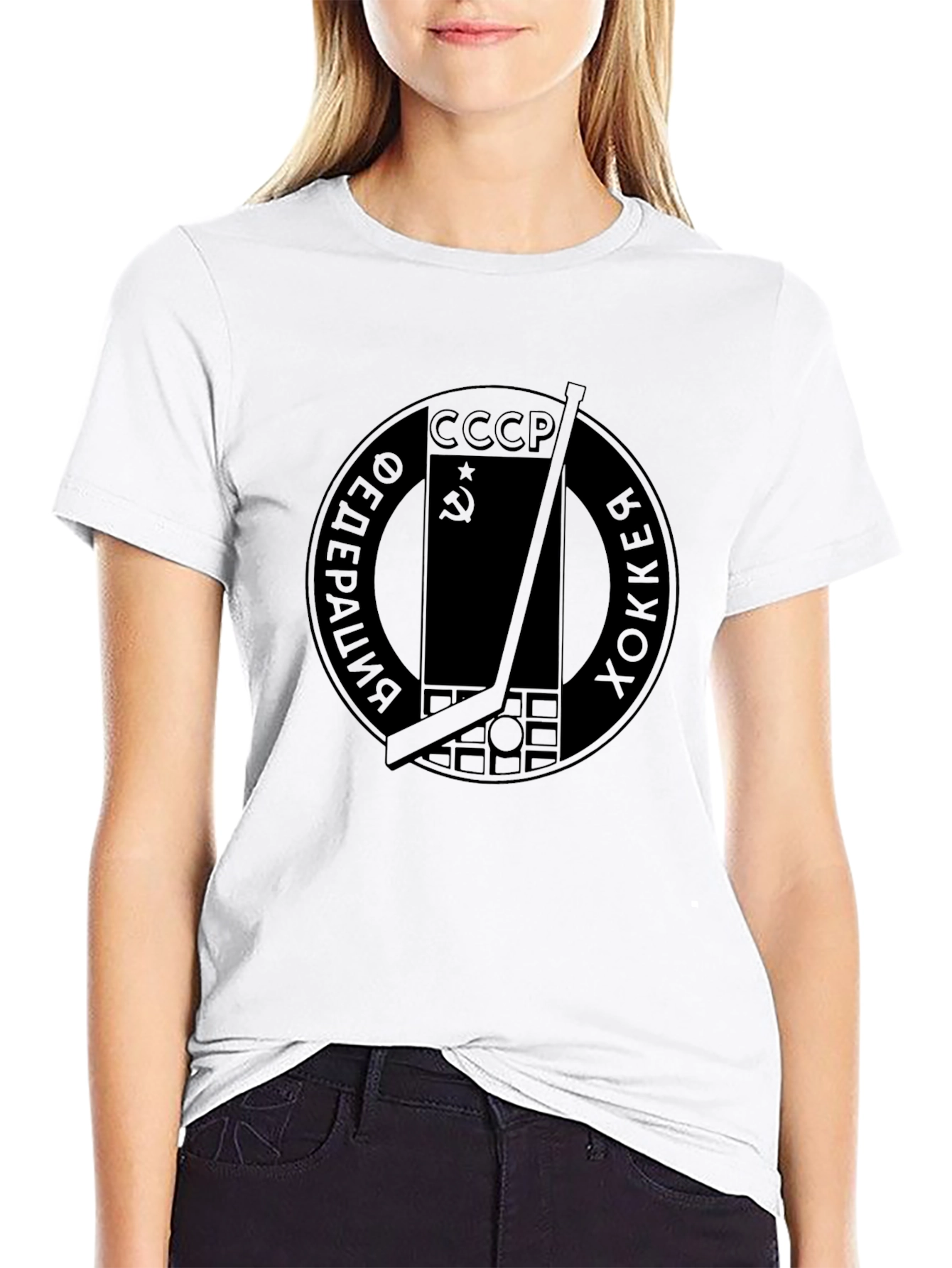 CCCP Hockey T-Shirt - Soviet Union Era Inspired Design