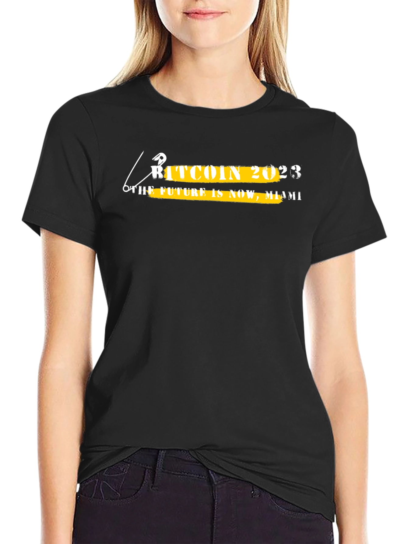 Bitcoin 2023 Graphic Black T-Shirt