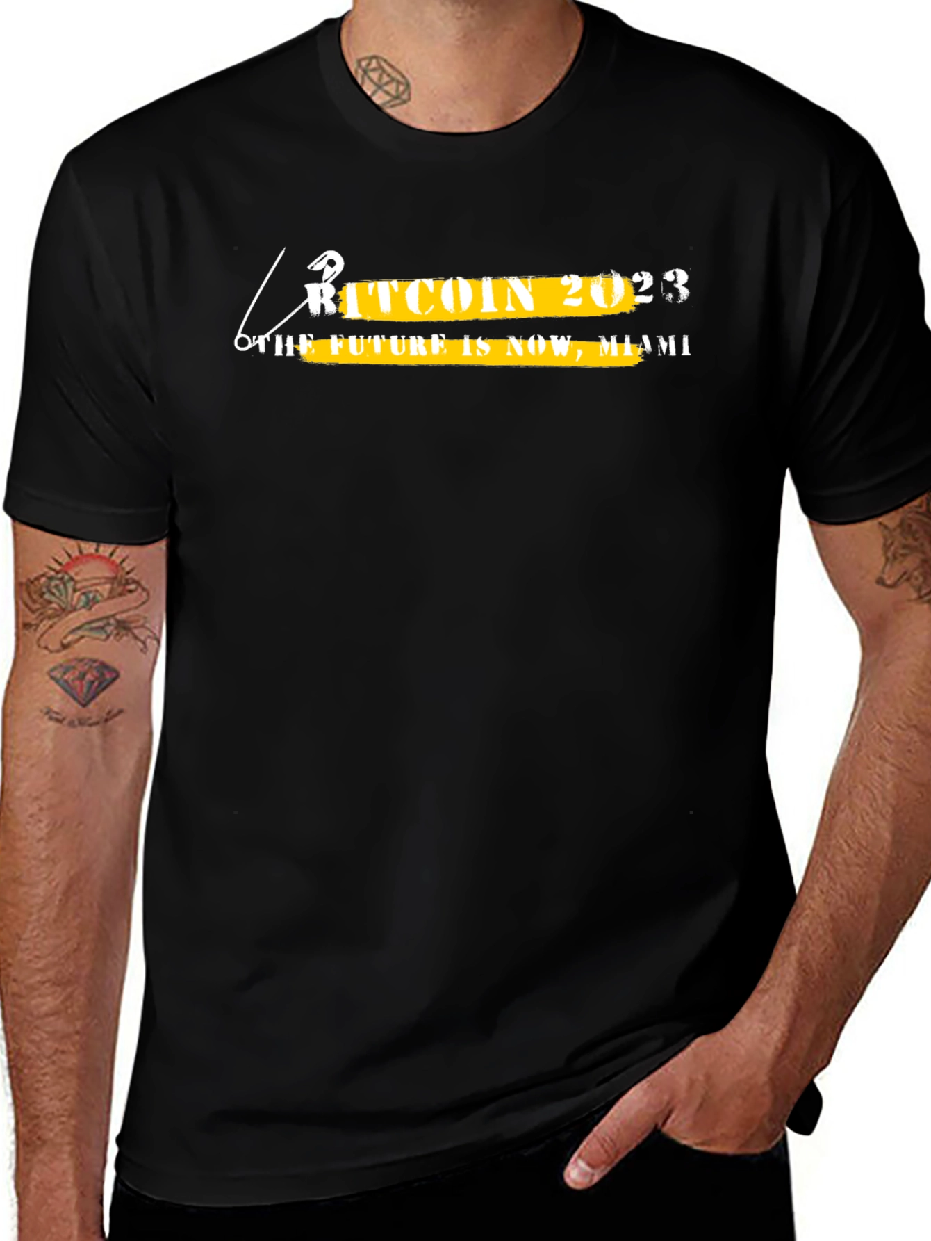 Bitcoin 2023 Graphic Black T-Shirt