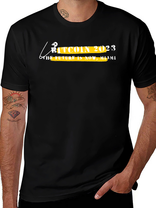 Bitcoin 2023 Graphic Black T-Shirt