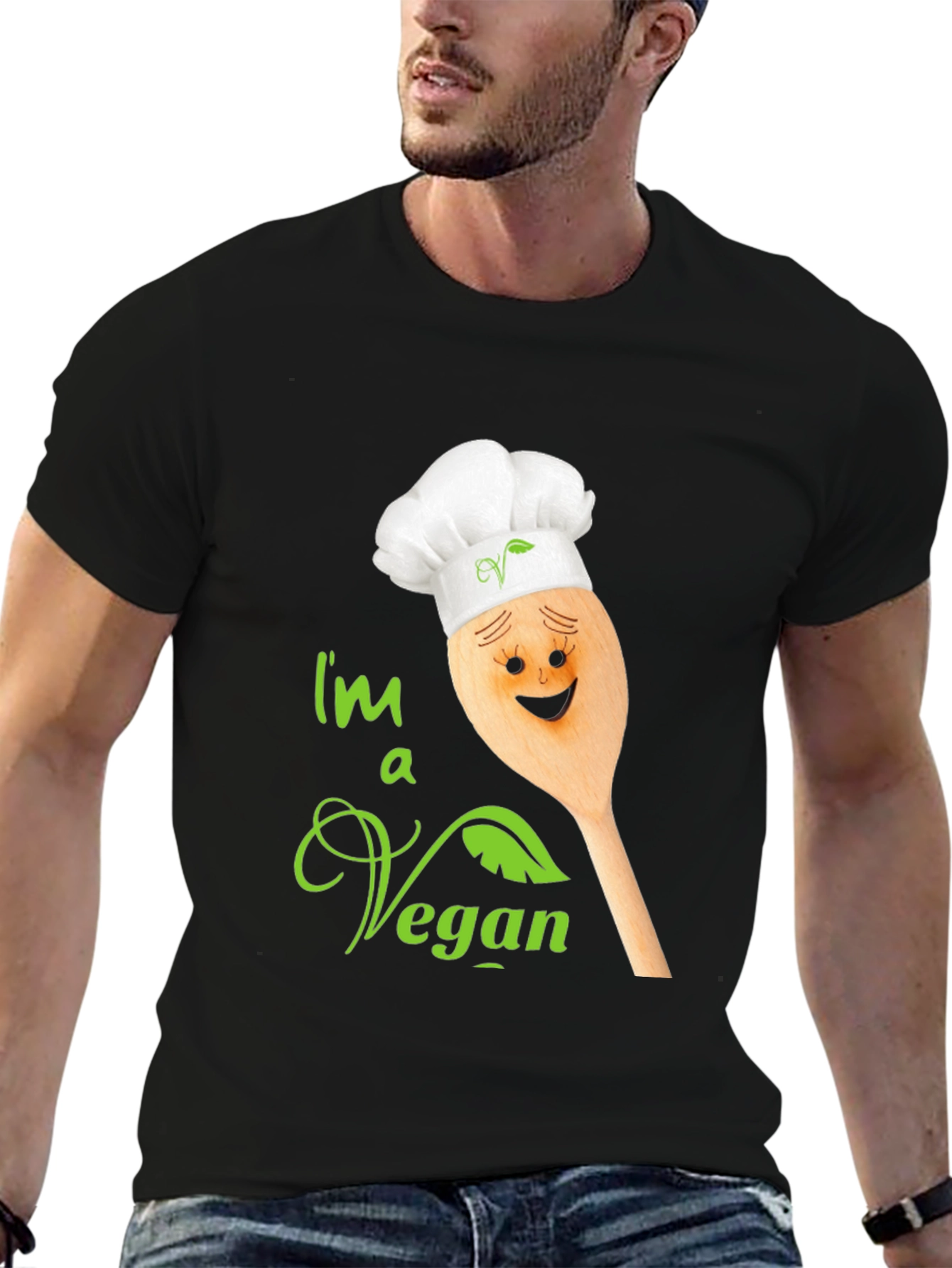 Im a Vegan T-Shirt - Chef Spoon Design