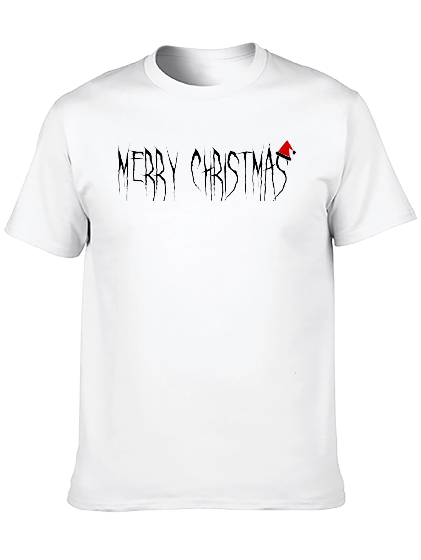 Merry Christmas Black Graphic Tee