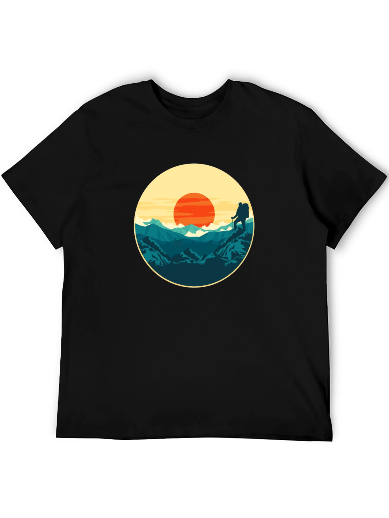 Mountain Sunset Graphic Tee - Adventure Ready!