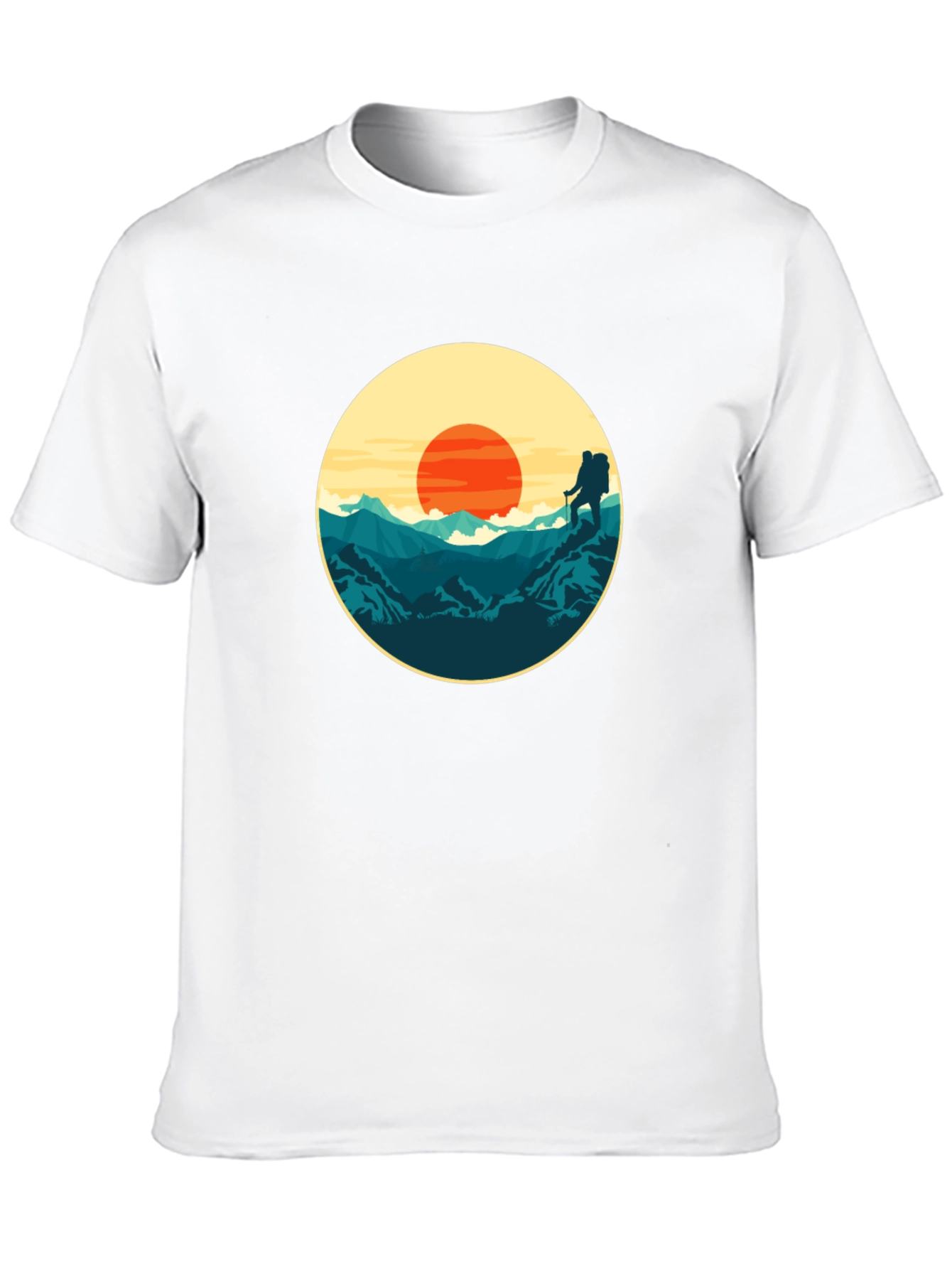 Mountain Sunset Graphic Tee - Adventure Ready!
