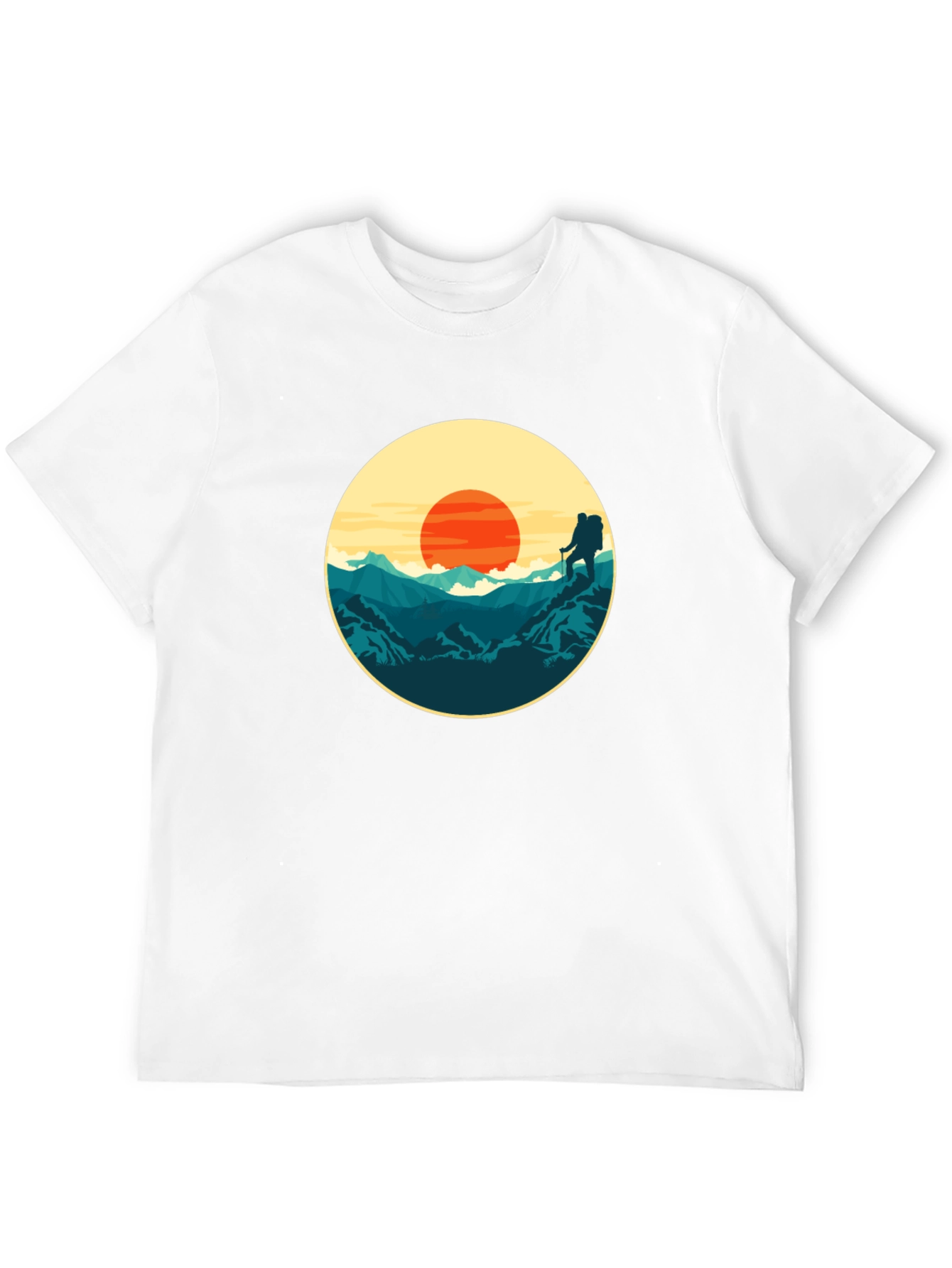 Mountain Sunset Graphic Tee - Adventure Ready!
