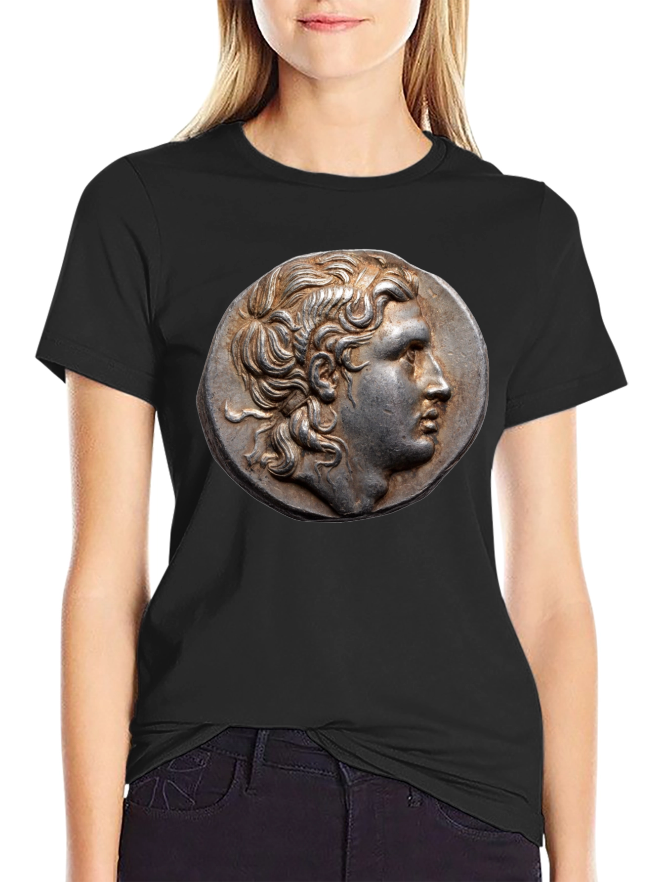 Alexander the Great Coin Graphic Tee