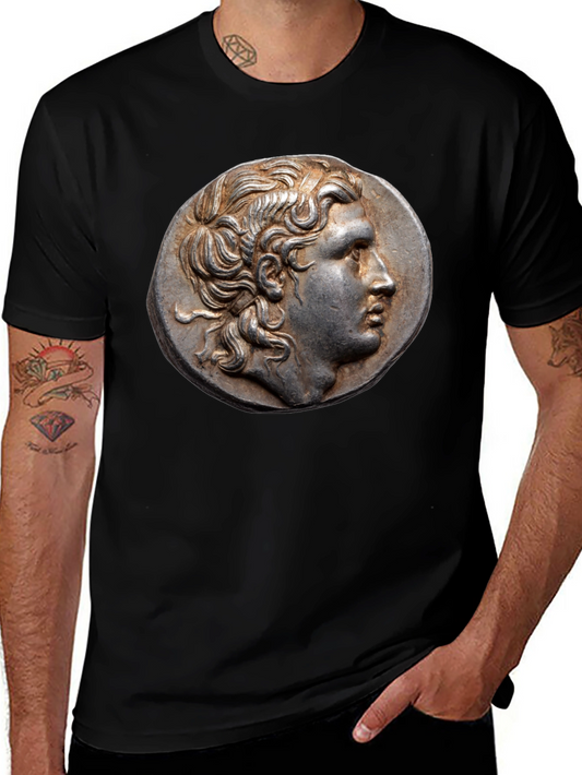 Alexander the Great Coin Graphic Tee