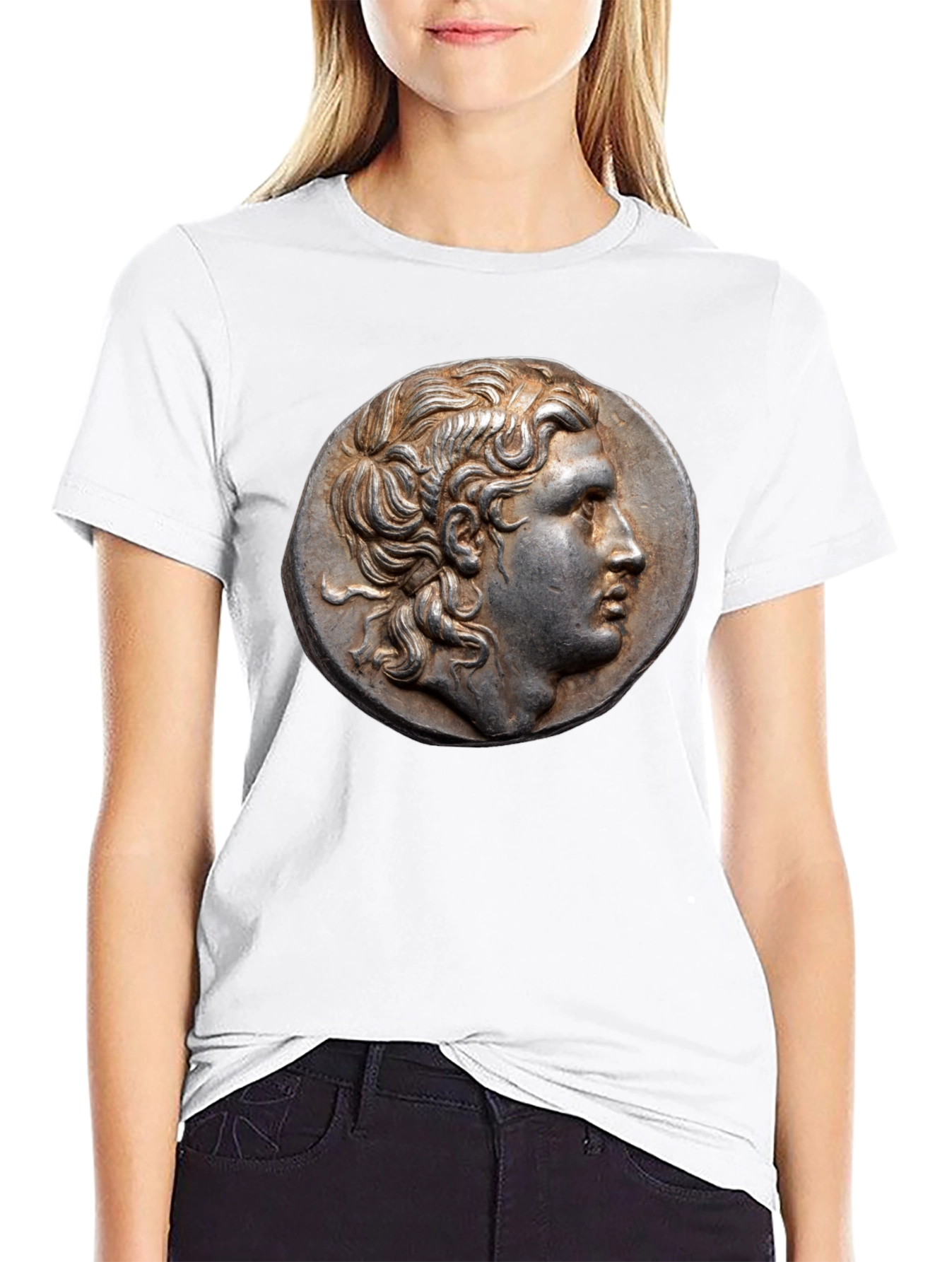 Alexander the Great Coin Graphic Tee