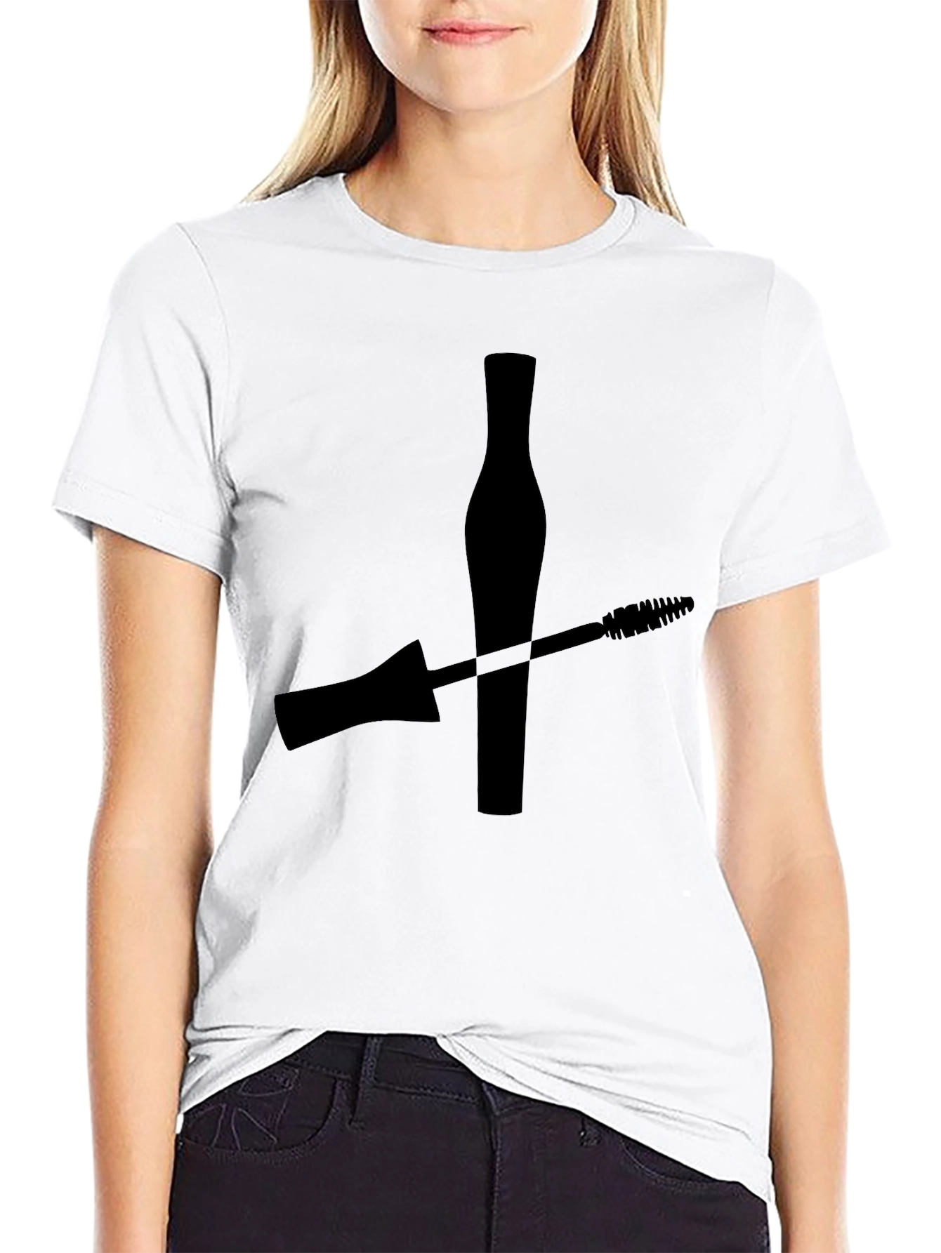 Mascara Graphic Print T-Shirt - Classic Unisex Style